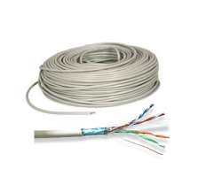 St�n�n� s�ov� kabel S/FTP Cat6, dr�t (solid), 305m v boxu, �ed� - 1960 K�