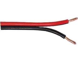 Dvojlinka 2x1,5mm2 CCA,16AWG erveno-ern - 8 K