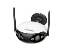 P2P smart WiFi IP kamera XM-77 8MP 180 se dvma objektivy - 2390 K