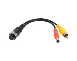 Adapt�r kabelu parkovac� kamery 4PIN samice - RCA - 148 K�