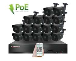 PoE IP 16 kamerov set XM-1607B 4MPx, CZ menu - 29990 K