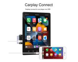 1DIN autor�dio A3021 Apple Carplay LCD 9,5 Vertik�ln� nastaviteln� dotykov� displej - 2990 K�