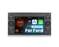 Autoradio A3718BK Android 13, 7"LCD - Carplay, Android Auto, 2GB RAM, 64GB ROM, BT, WIFI, GPS, EQ FM RDS pro Ford Transit Fiesta Focus Galaxy - 2998 K�