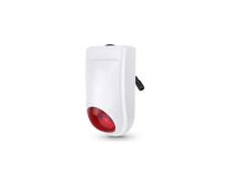 venkovn� sir�na �erven� stroboskop 433Mhz 110db - 780 K�