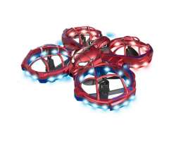 RC Minidron LH-X91 Spider s Ovl�d�n�m gesty a N�ramkov�m Ovlada�em | Sn�ma� P�ek�ek | LED Osv�tlen� | Dron pro Za��te�n�ky - �erven� - 990 K�