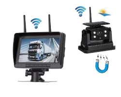 Wifi parkovac� set TRUCK A3485 IPS monitor 7" se sol�rn� bezdr�tovou kamerou s magnetem - 5490 K�