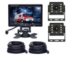 Parkovac� syst�m TRUCK A1510 (7" LCD displej + 2x IR LED kamera, 15m kabely) - 2390 K�
