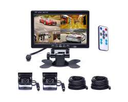 Parkovac� syst�m TRUCK L0210, 2x18IR LED CCTV kamera s 7" LCD split displejem - 3298 K�