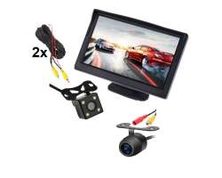 Parkovac set LCD 5 + kamera 4 LED + pedn kamera - 1156 K