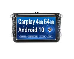 Autordio 8"LCD A2432 4G ANDROID 10.0 Carplay 8 Core 4+64G pro VW Passat Golf koda - 6890 K