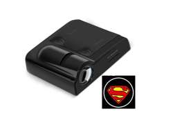 LED Logo UNI na 3xAAA baterie 2 ks uv�tac�ch sv�tel do dve�� SUPERMANN - 258 K�