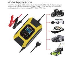 Automatick� Inteligentn� rychlonab�jec� nab�je�ka Z3735YWEU bateri� 12V 7A pro automobily - 548 K�