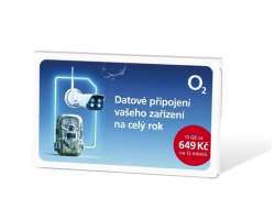 datov� SIM karta O2 predplacen� 15GB dat na rok - 649 K�