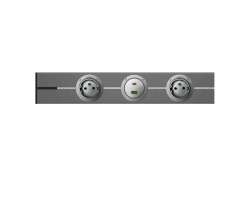 VoltLine povrchov zsuvkov lita 80cm ed vetn zsuvkovch modul - 1644 K