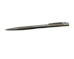 Kovov kulikov pero s logem stbrn barva - 28 K