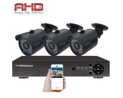 3 kamerov AHD set WN3-58A 2Mpx 1080p, H.265, CZ menu - 3290 K
