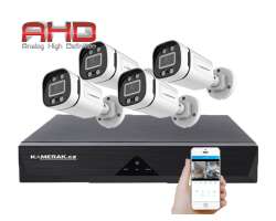 4 kamerov AHD set WN4-59E s mic. 5Mpx 1920p, H.265, CZ menu - 5590 K
