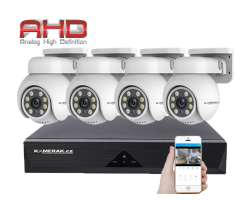 4 kamerov AHD set PTZ4-80E 5Mpx 1920p, H.265, CZ menu - 7090 K