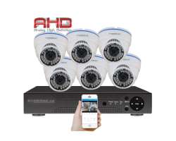 6 kamerov set AHD WN6-51A-1080p 2Mpx, CZ menu - 4990 K