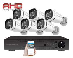 6 kamerov AHD set WN6-59A 2Mpx 1080p, H.265, CZ menu - 4990 K