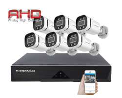 6 kamerov AHD set WN6-59E s mic 5Mpx 1920p, H.265, CZ menu - 7790 K
