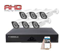 6 kamerov AHD set WN6-60E 5Mpx s mic., H.265, CZ menu - 7890 K