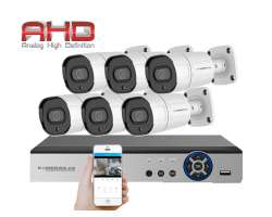 6 kamerov AHD set HE6-63E 5Mpx 1920p, H.265, CZ menu - 8290 K
