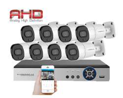 8 kamerov AHD set HE8-63E 5Mpx 1920p, H.265, CZ menu - 10190 K