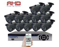 12 kamerov AHD set HE12-58A 2Mpx 1080p, H.265, CZ menu - 11390 K