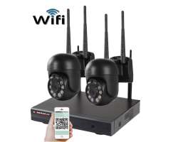 Bezdrtov 2 kamerov set WiFi IP Pro WIP2-109B Black, 3MPx,  PTZ, CZ menu - 4890 K