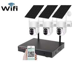 Bezdrtov solrn PTZ 3 kamerov systm Wifi IP Pro WIP3-211B 4MPx, CZ menu - 6890 K
