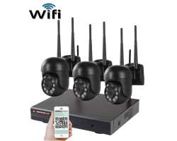 Bezdrtov 3 kamerov set WiFi IP Pro WIP3-309C Black, 5MPx,  PTZ, CZ menu - 8590 K