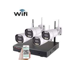 Bezdrtov 4 kamerov set WiFi IP PRO WIP4-105B 3MPx, CZ menu - 5890 K