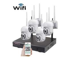Bezdrtov 4 kamerov set WiFi IP Pro WIP4-108B 3MPx, PTZ, CZ menu - 7390 K