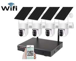 Bezdrtov solrn PTZ 4 kamerov systm Wifi IP Pro WIP4-211B 4MPx, CZ menu - 8590 K