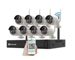 Bezdrtov 8 kamerov set WiFi TUYA WTU8-032A, 2MPx, CZ menu - 9690 K