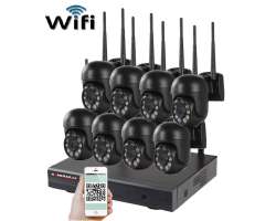 Bezdrtov 8 kamerov set WiFi IP Pro WIP8-109B, Black, 3MPx, PTZ, CZ menu - 13390 K