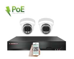 PoE IP 2 kamerov set XM-209B 4MPx, CZ menu - 5190 K