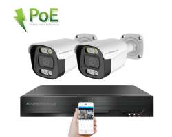 PoE IP 2 kamerov� set XM-214B 4MPx, CZ menu - 5090 K�