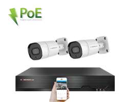 4K PoE IP 2 kamerov set XM-208D 8Mpx, CZ menu - 5990 K
