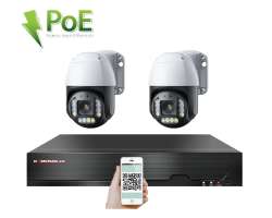 4K PoE IP 2 kamerov� set XM-PTZ-220D, 8Mpx, CZ menu - 7290 K�