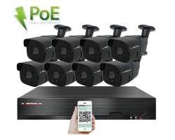 4K PoE IP 8 kamerov set XM-807D 8MPx, CZ menu - 18390 K