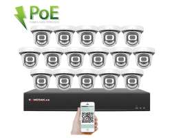 PoE IP 16 kamerov set  XM-1612B 4MPx, CZ menu - 29990 K