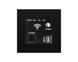 SRAN WiFi socket v r�me�ku �ern� plast - 338 K�