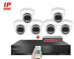 IP 6 kamerov set  s externm PoE XM-609B-Ext. 4MPx, CZ menu - 10690 K