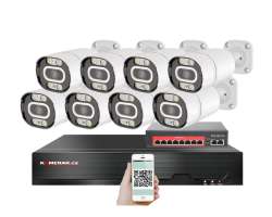 IP 8 kamerov set s externm PoE XM-803B-Ext. 4MPx, CZ menu - 13390 K
