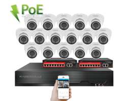 IP 16 kamerov� set s extern�m PoE XM-1602B-Ext. 4MPx, CZ menu - 25490 K�