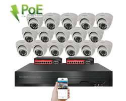 4K IP 16 kamerov� set s extern�m PoE XM-1602D-Ext. 8MPx, CZ menu - 35690 K�