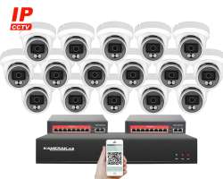 4K IP 16 kamerov set s externm PoE XM-1609D-Ext. 8MPx, CZ menu - 36390 K