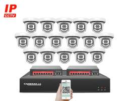 4K IP 16 kamerov set s externm PoE XM-1612D-Ext. 8MPx, CZ menu - 34290 K